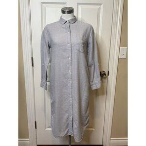 Lauren Ralph Lauren Gray Prince of Wales Check Embroidered Shirt, Size S